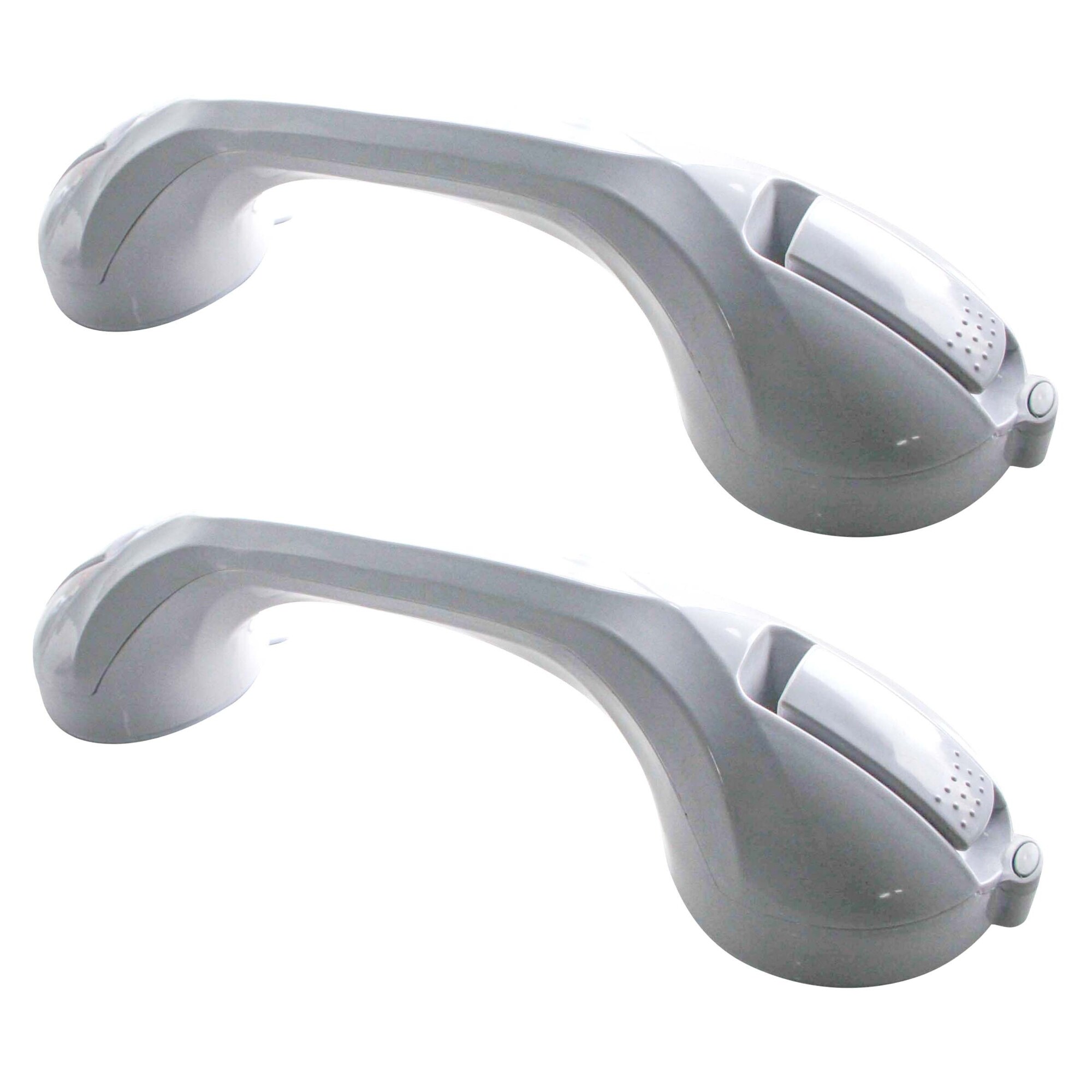 AmeriHome Suction Grab Bar Set — 11.5in., Durable ABS Plastic, 66-Lb. Capacity, 2-Piece, Model# SGBSET16